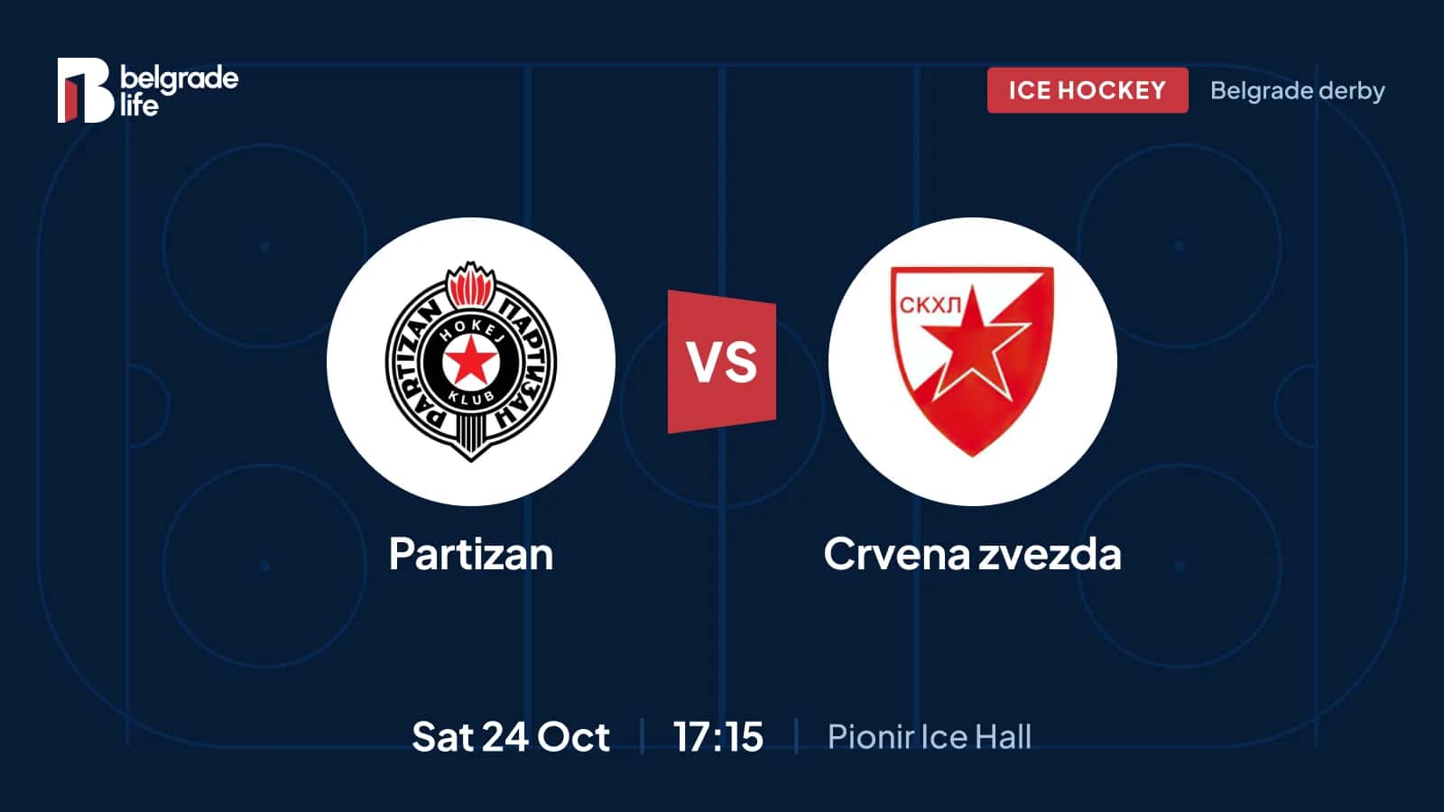 HK Partizan vs Crvena zvezda: Ice Hockey Derby