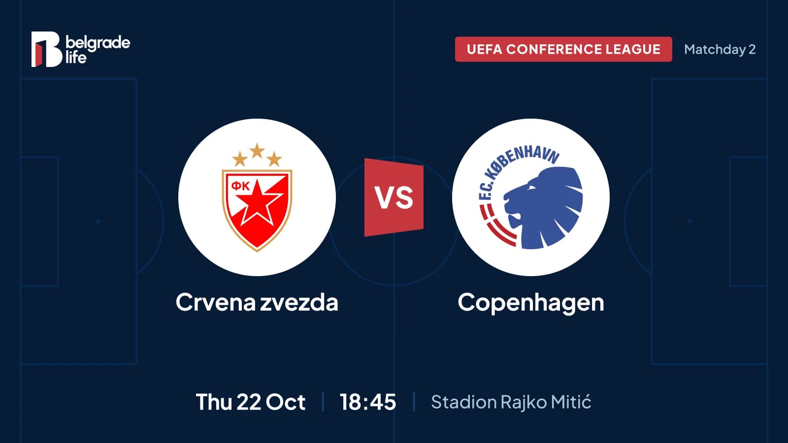 Crvena zvezda - Kopenhagen
