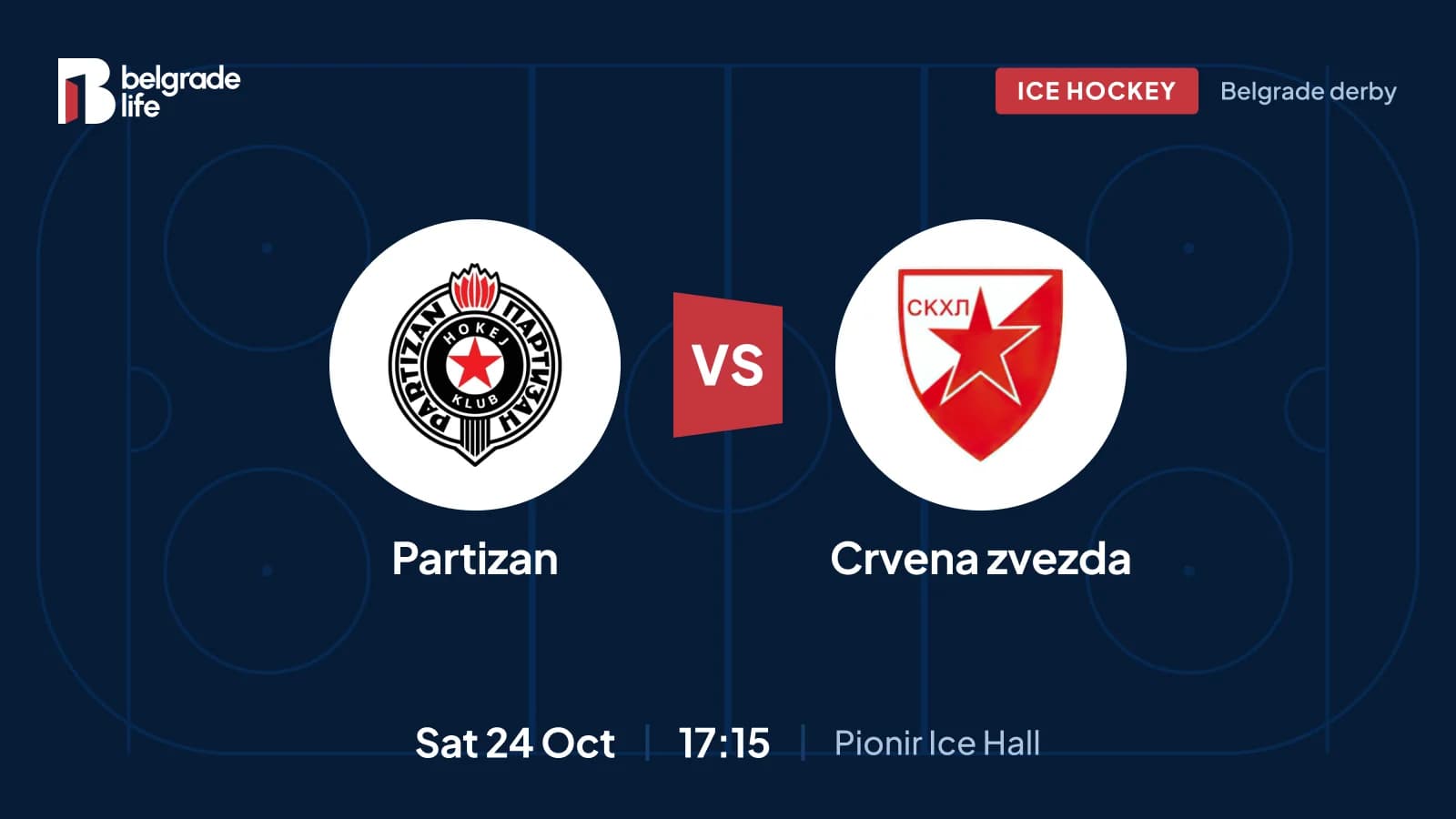 HK Partizan vs Crvena zvezda: Ice Hockey Derby
